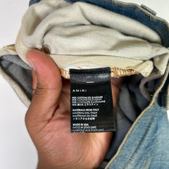 Amiri MX1 White Patch Lightwash Jeans