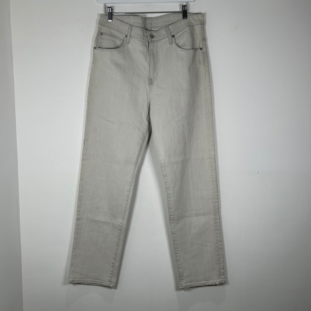Helmut Lang White Straight Fit Jeans Size 30