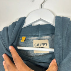 Gallery Dept Navy Reversible French Logo Hoodie Size M