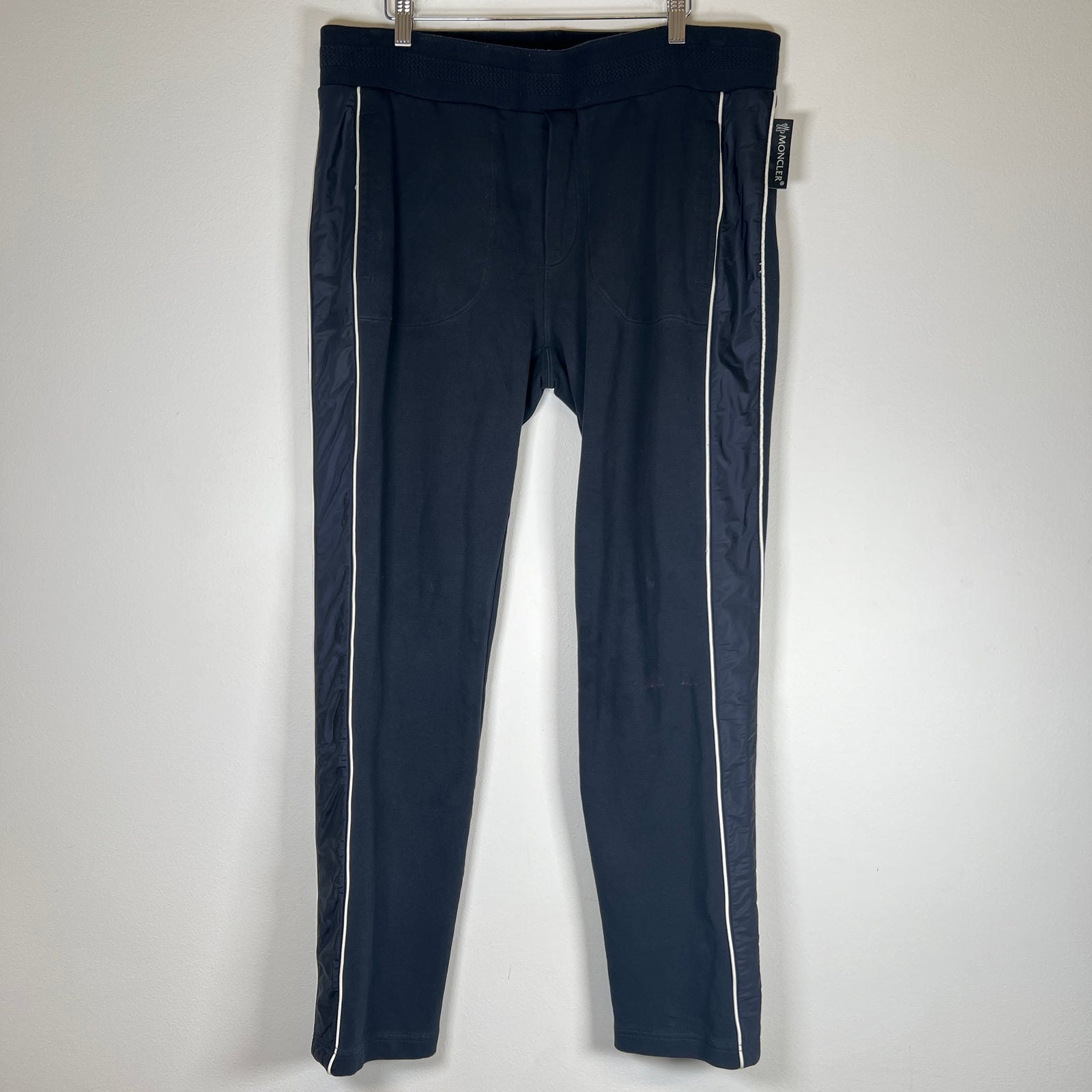 Moncler Navy Track Pants Size XL