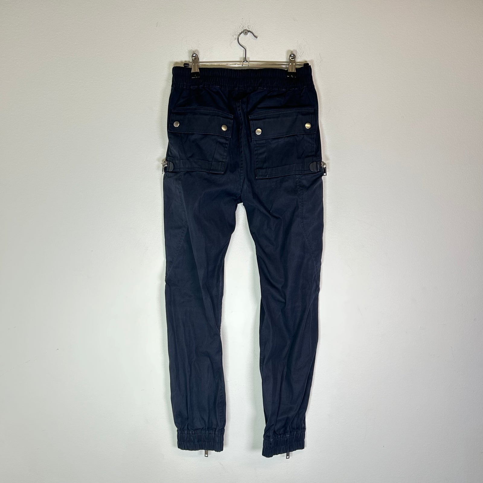 Rick Owens Performa FW20 Navy Bauhaus Cargo Pants Size 46