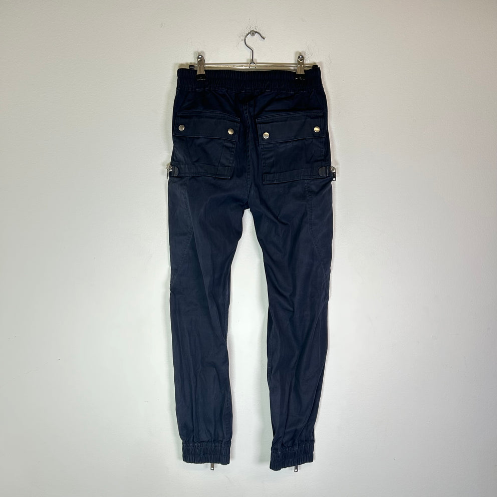 Rick Owens Performa FW20 Navy Bauhaus Cargo Pants Size 46