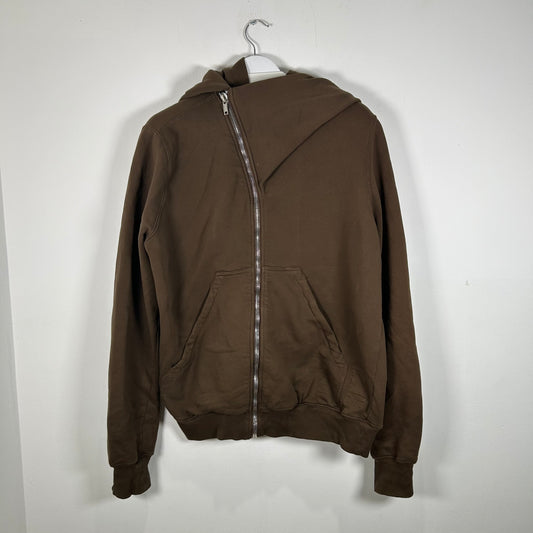 Rick Owens DRKSHDW Brown Mountain Zip-Up Hoodies Size M