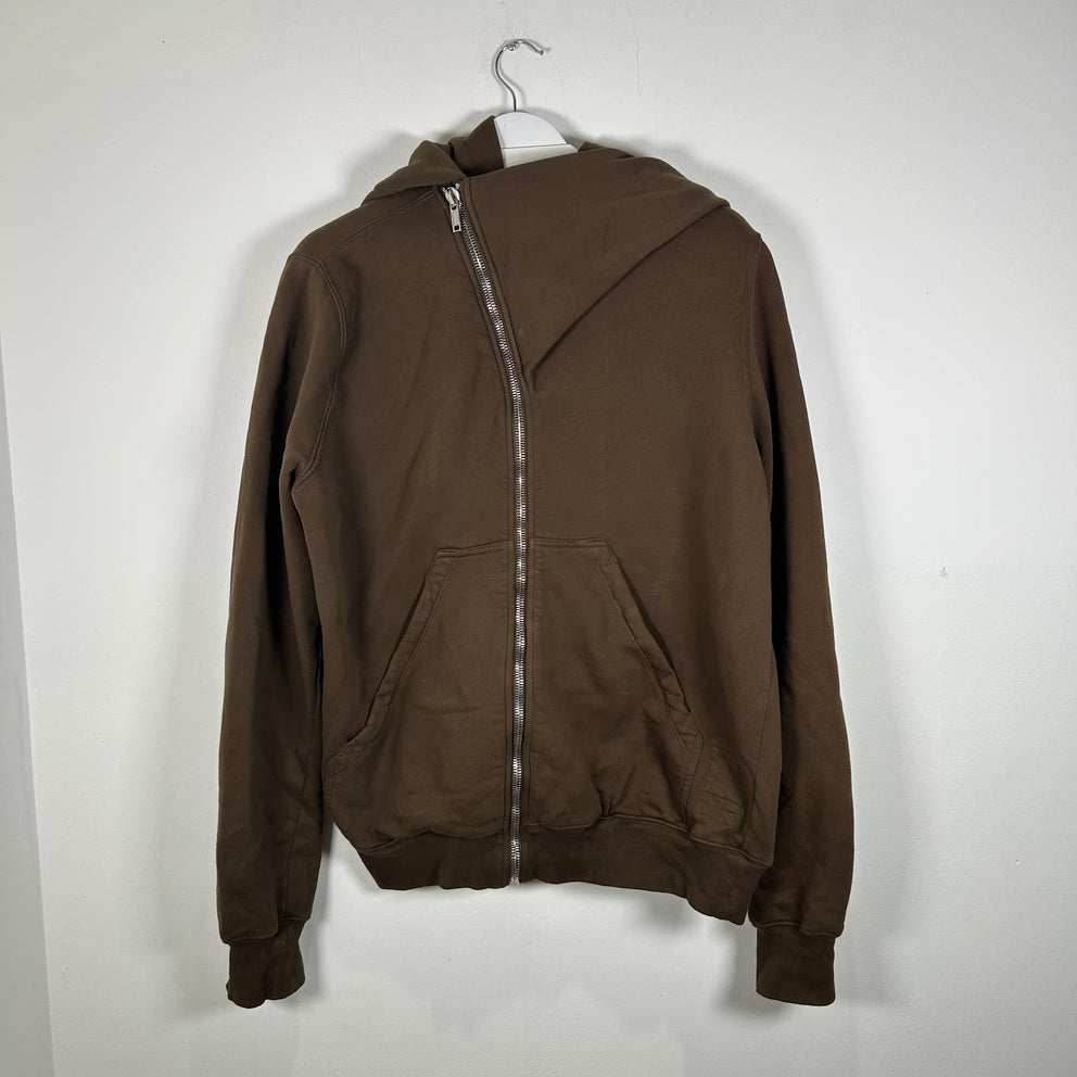 Rick Owens DRKSHDW Brown Mountain Zip-Up Hoodies Size M