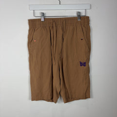 Needles Studded Butterfly Logo Shorts