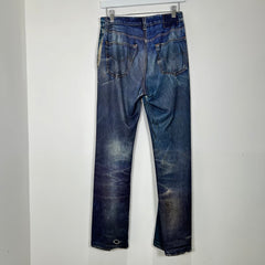 Talking About The Abstraction Trompe L'oeil Sherpa Jean Jacket Size S