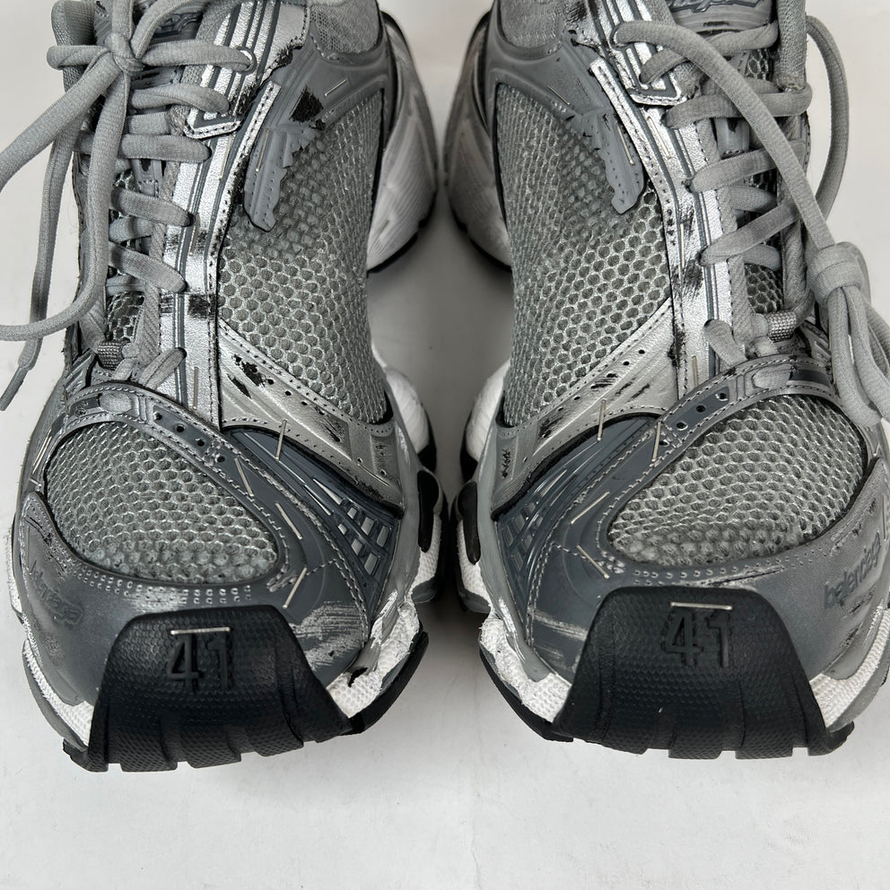 Balenciaga Grey/Silver Stapler Runner Size 41