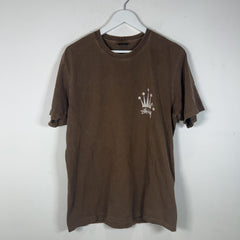 Stussy Crown Graphic Brown T-Shirt