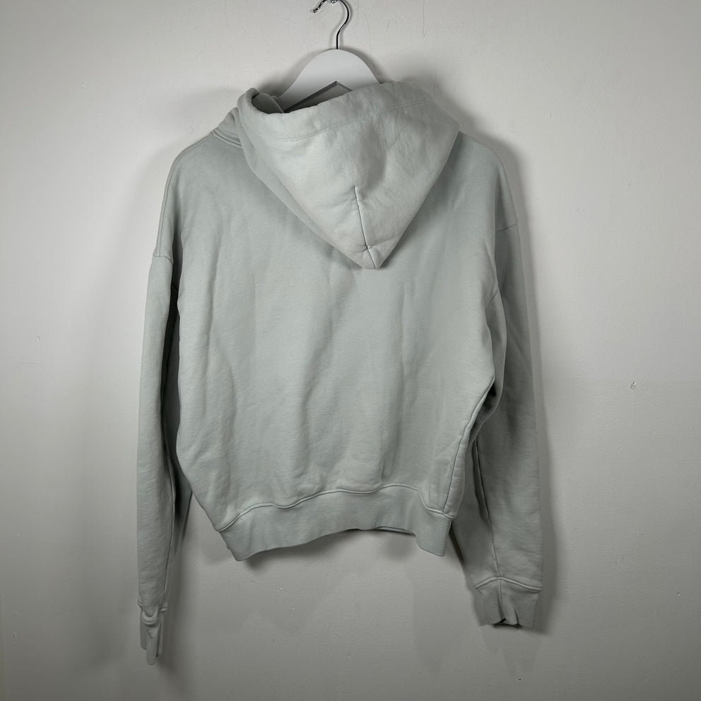 Eckhaus Latta Baby Blue Logo Hoodie Size S