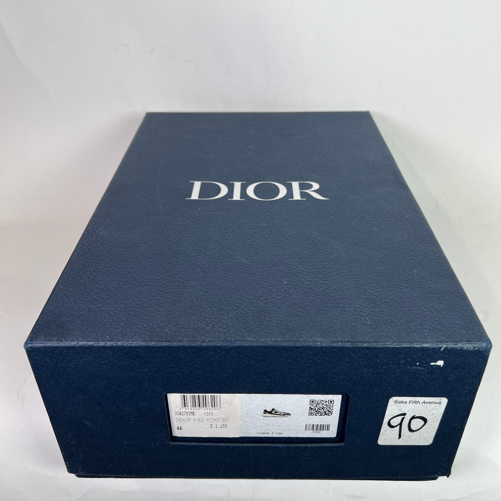 Dior B30 Black/White Mesh Sneaker Size 44