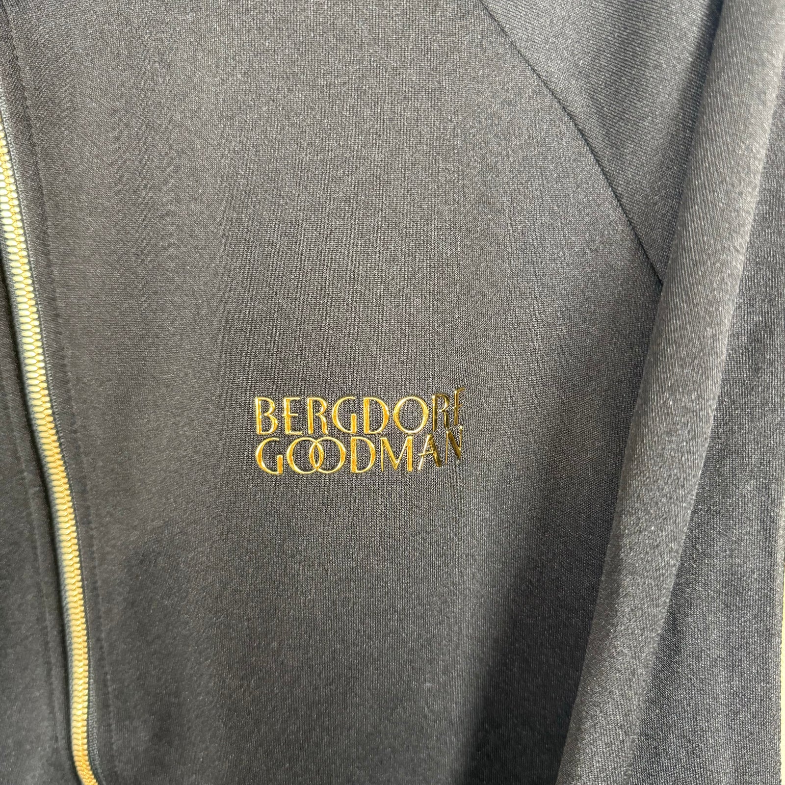 Kith x Bergdorf Goodman Black Track Jacket Size L