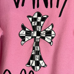 Chrome Hearts Matty Boy Pink Vanity Affair Hoodie Size L