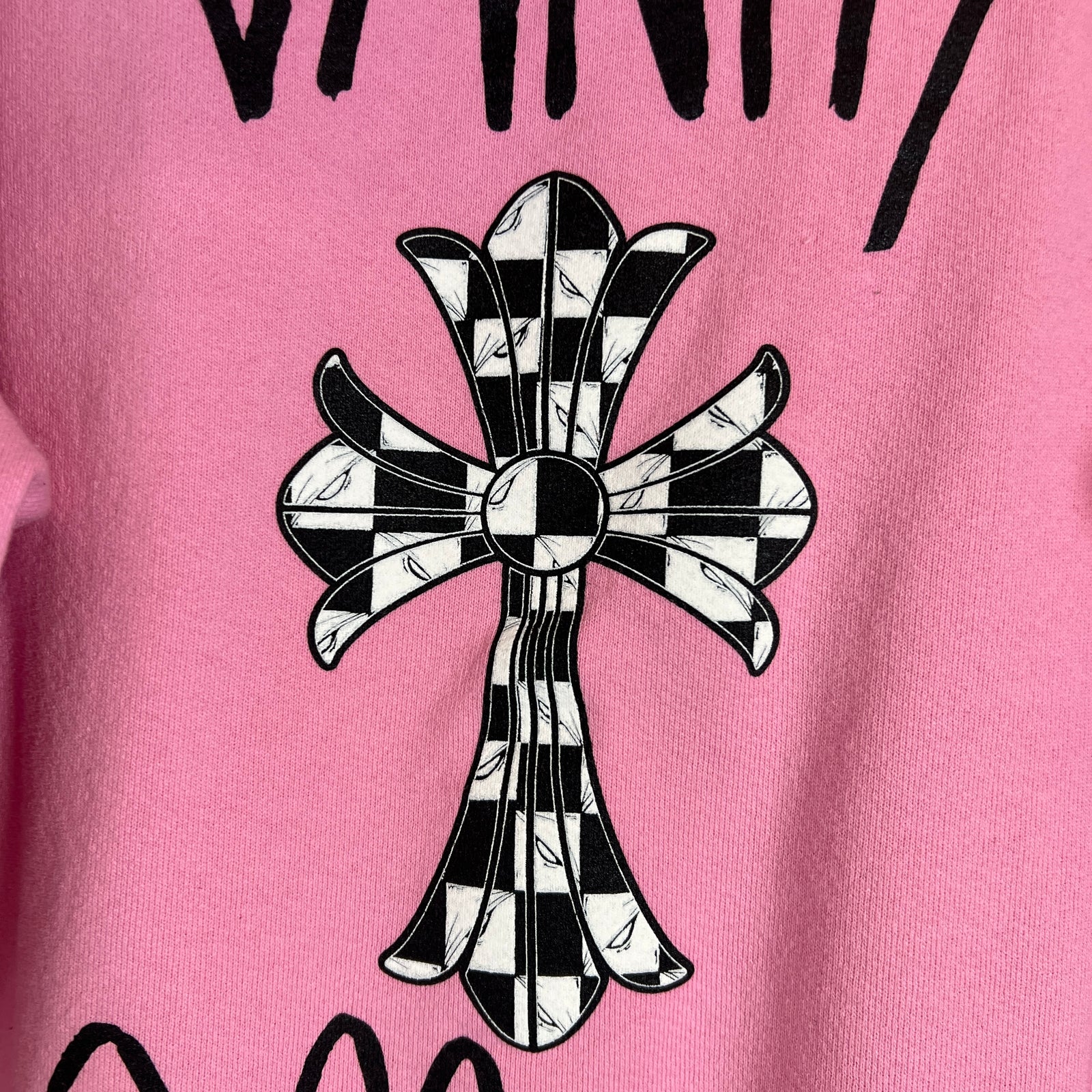 Chrome Hearts Matty Boy Pink Vanity Affair Hoodie Size L