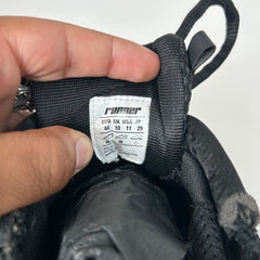 Balenciaga Triple Black Matte Runners Size 44