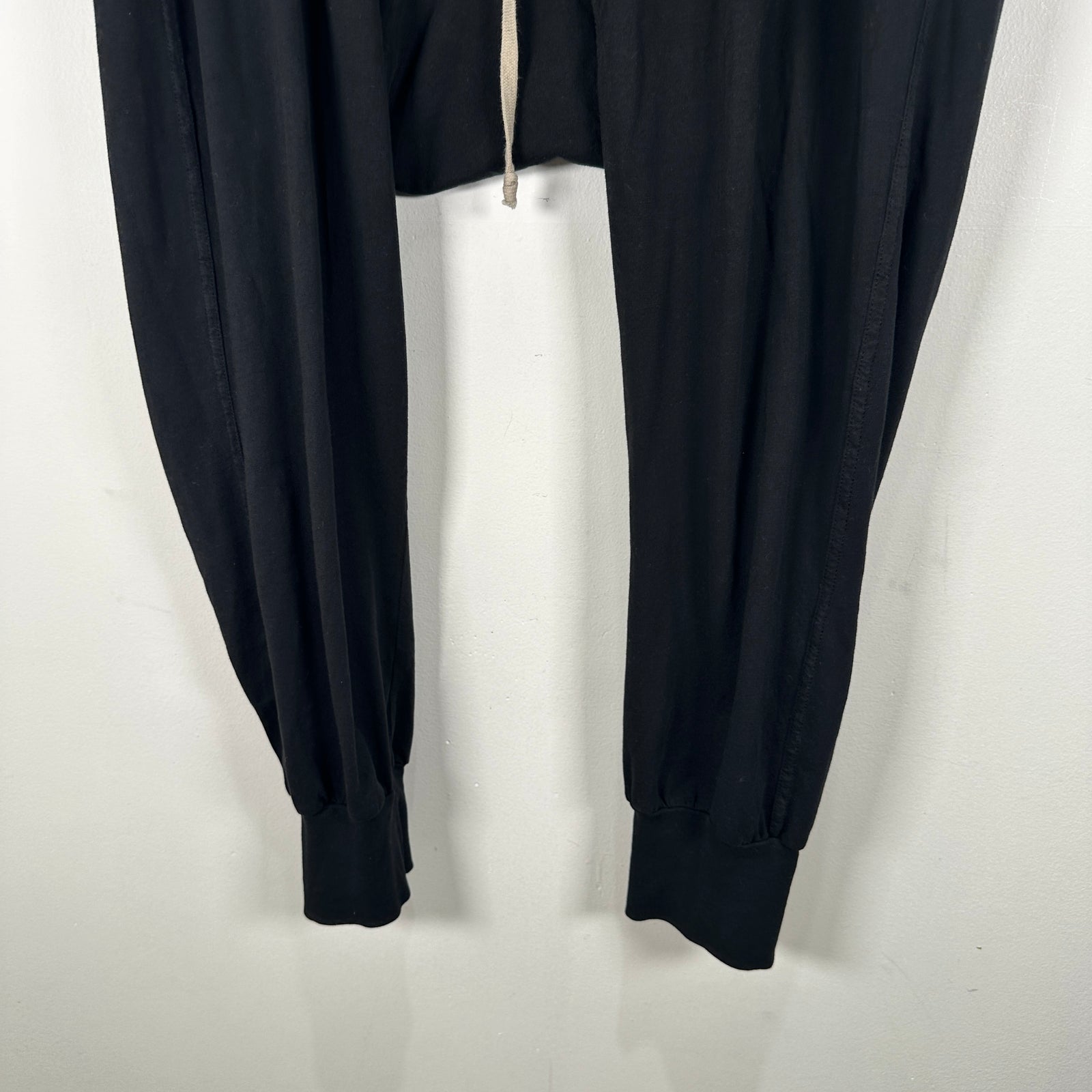Rick Owens Black 'Prisoner' Sweatpants Size L