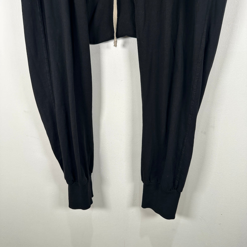 Rick Owens Black 'Prisoner' Sweatpants Size L