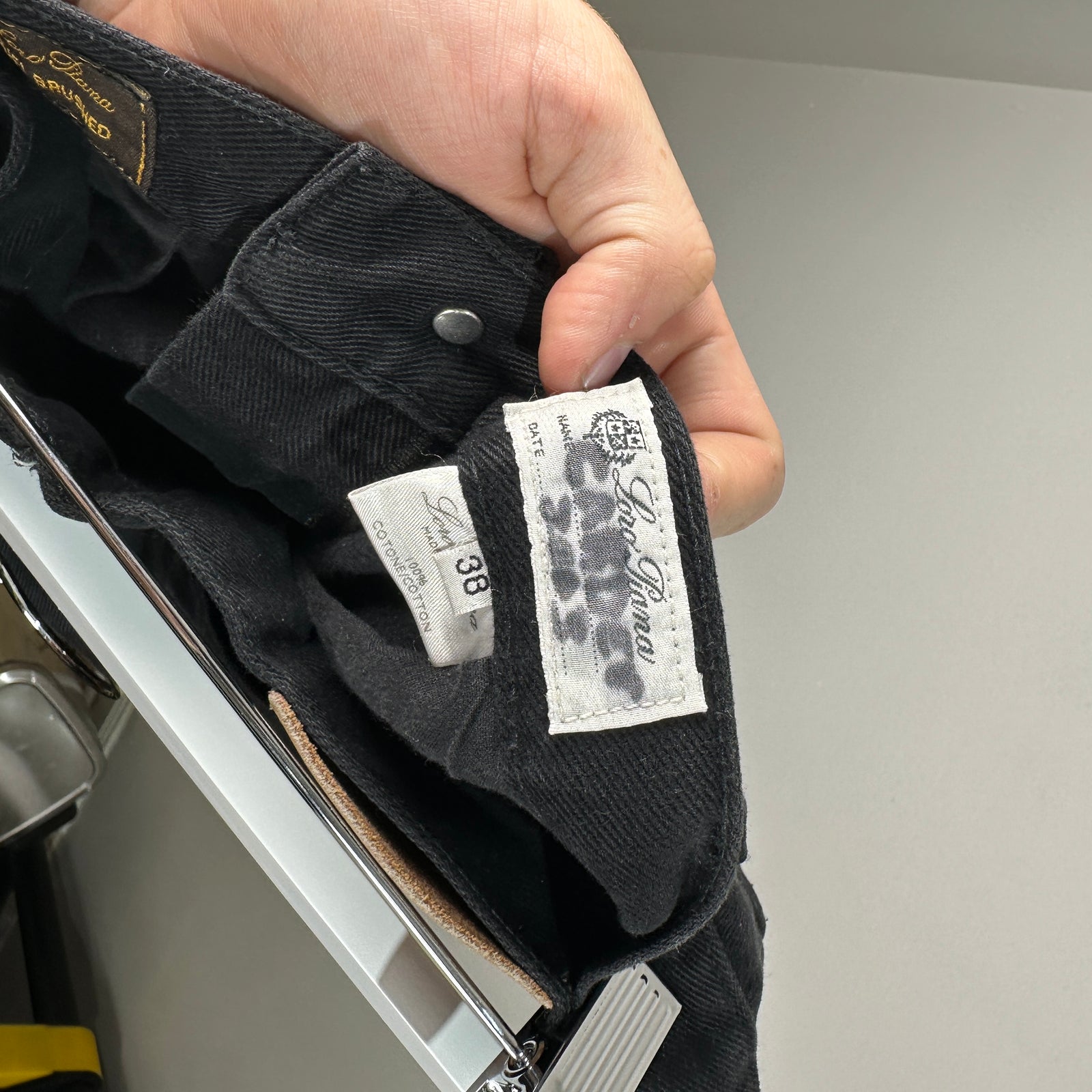 Loro Piana Black Jeans Size 38