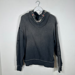 Kapital Distressed Gem Hoodie Size M