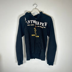 Vetements Black Antwerpen Deconstructed Hoodie Size S