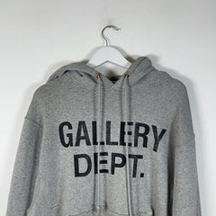 Gallery Dept Spell Out Logo Grey Hoodie