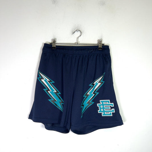 Eric Emanuel Navy Lightning Bolt Basic EE Shorts