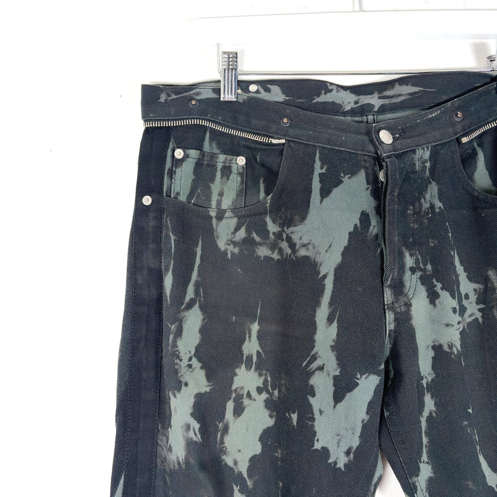 Dries Van Noten Tie Dye Bondage Jeans