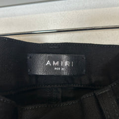 Amiri Black Distressed Skinny Jeans Size 31