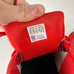 Raf Simons Ozweego Mirrored Red Low Tops Size 10.5