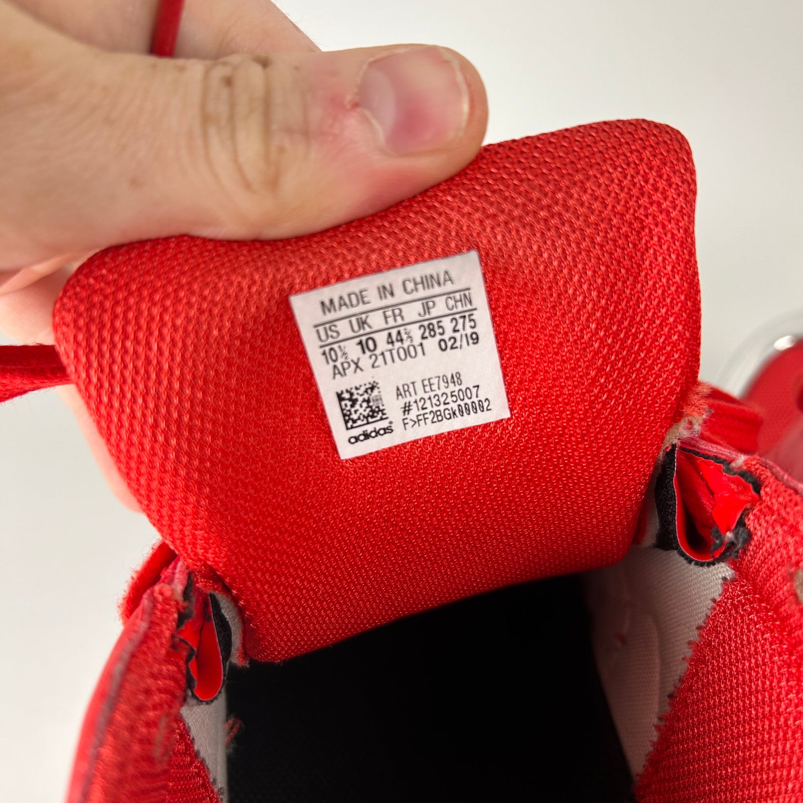 Raf Simons Ozweego Mirrored Red Low Tops Size 10.5