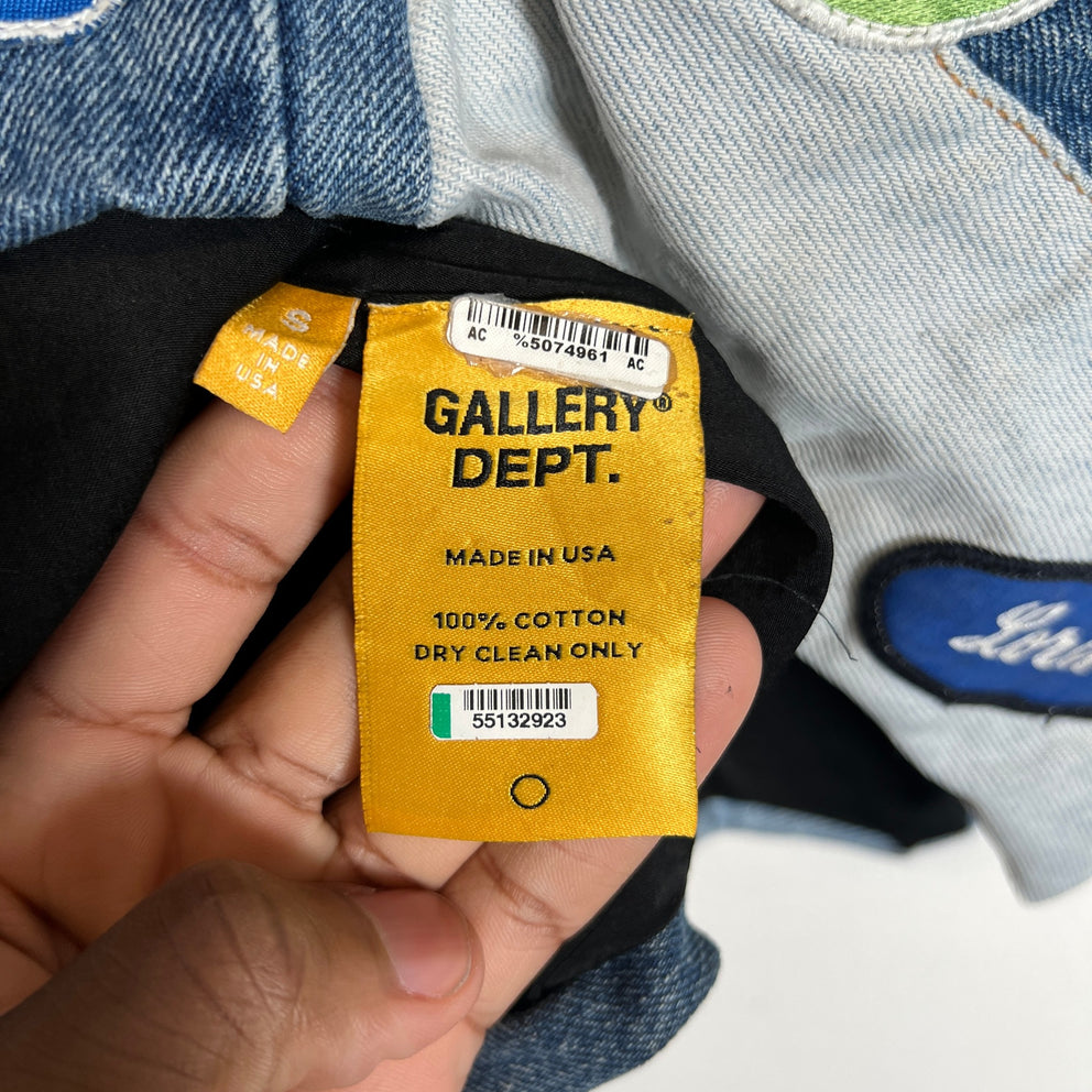 Gallery Dept Studded Patchwork Denim Vest