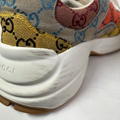 Gucci Multi Orange GG Rhyton Sneaker Size GG 10.5