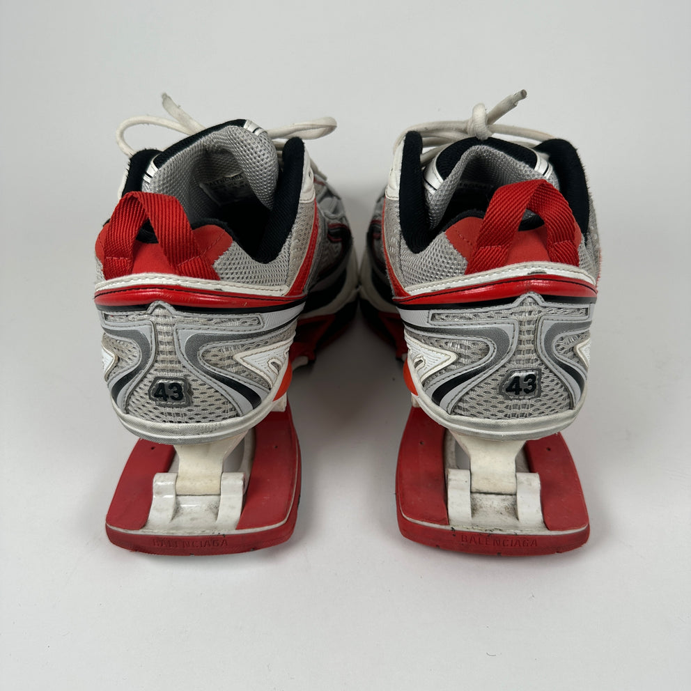 Balenciaga Red/Silver 'Xpander' Low-Top Sneaker Size 10