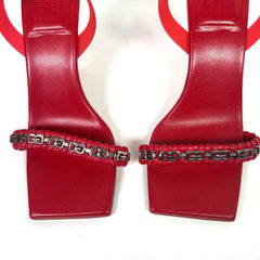 Givenchy Red 4G Slingback Sandal
