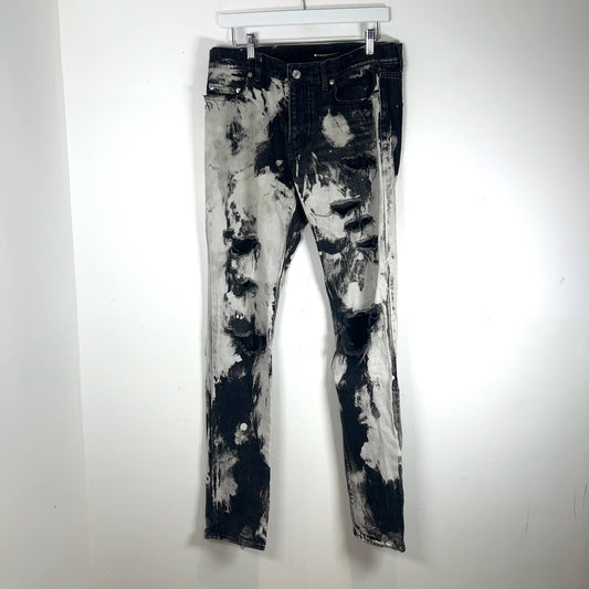 Saint Laurent SS16 'Surf Sound' Bleached Denim Jeans