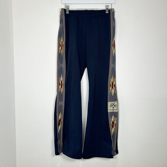 Kapital Navy Narrow Flare Track Pants Size 1