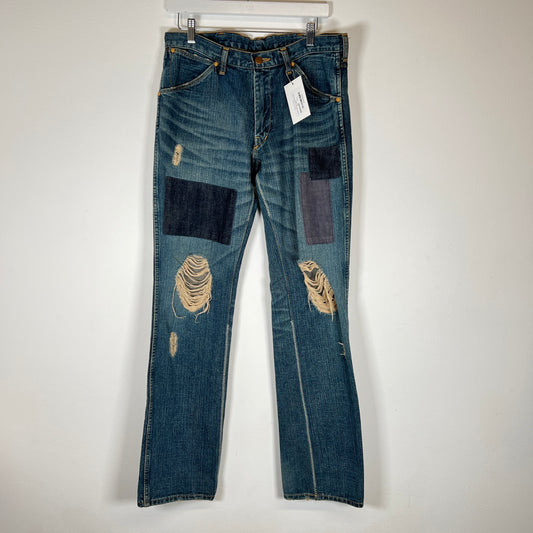 Number (N)ine Kurt Cobain Denim Patch Jeans Size 4