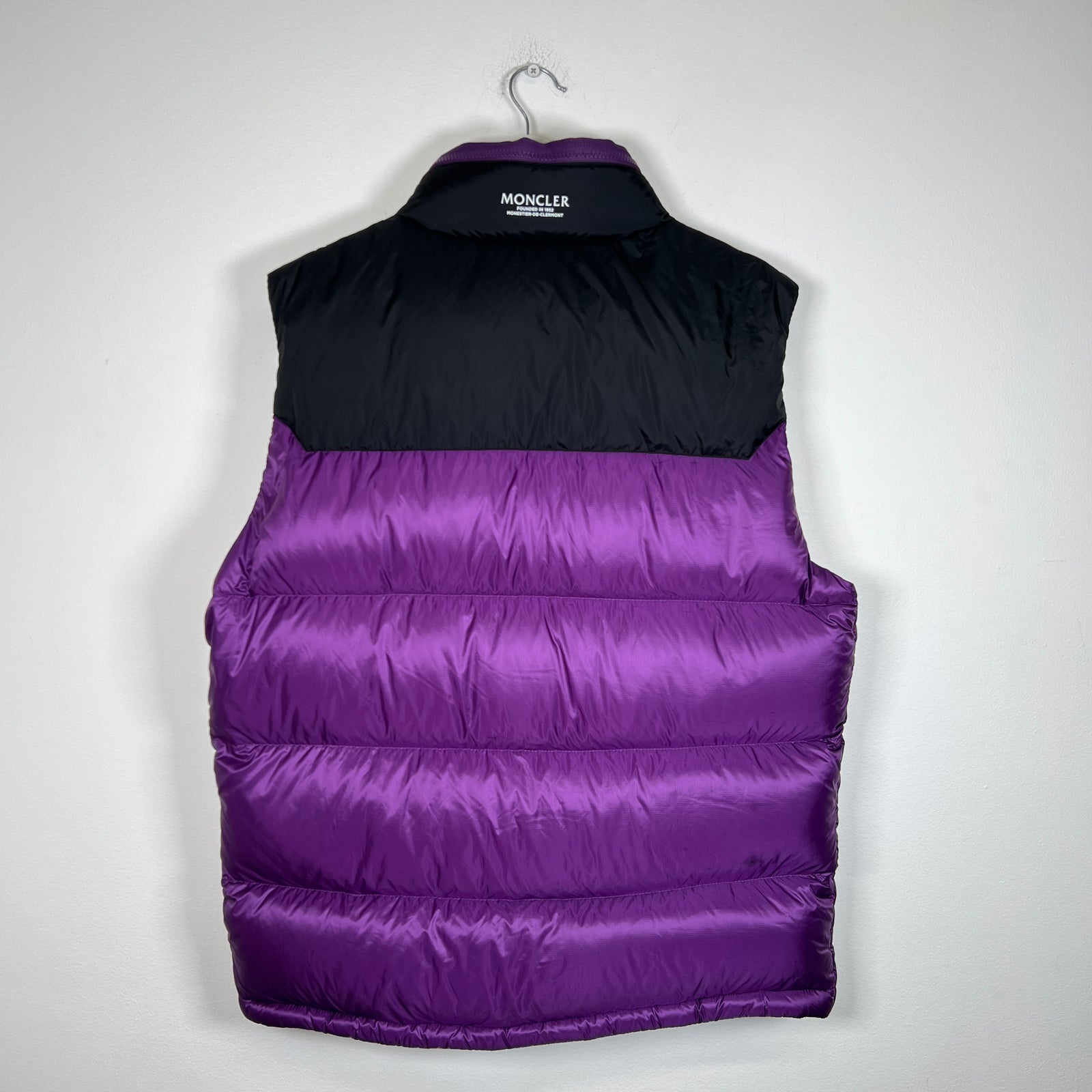 Moncler Purple Vest Size XL
