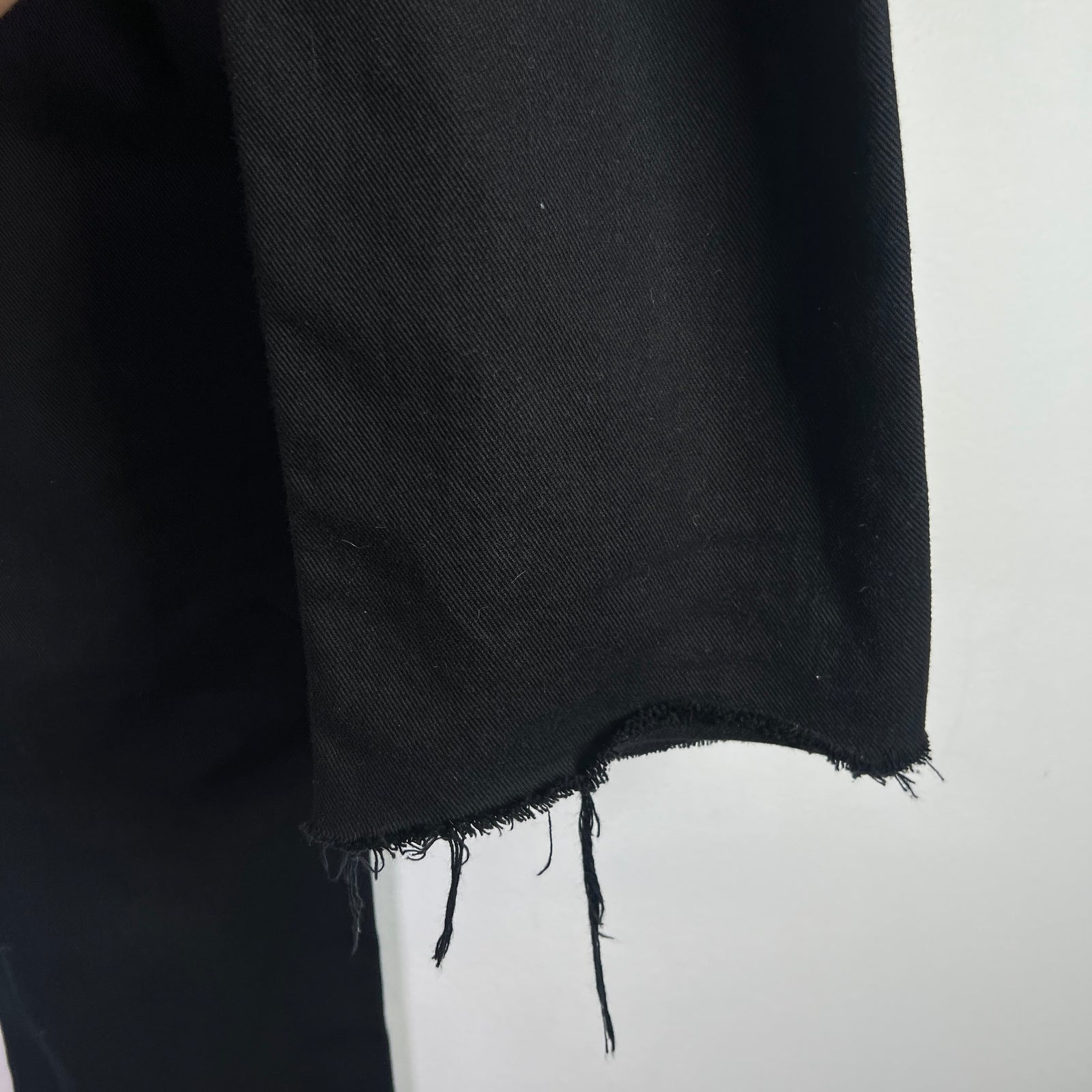 Balenciaga Black Destroyed-Cut Jeans