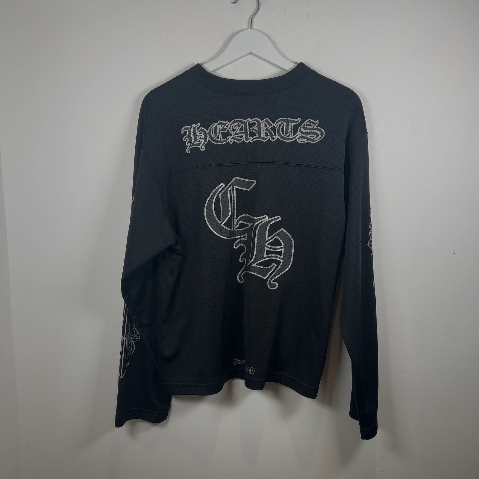 Chrome Hearts Floral Mesh Longsleeve Jersey