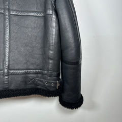 Acne Sherling Flight Jacket Size 48