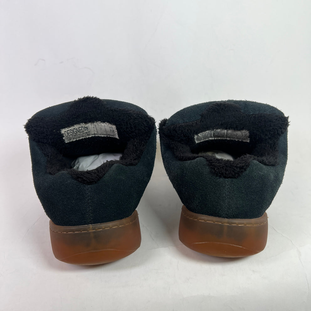 ERL Black/Gum Vamp Suede Low-Top Sneaker Size 12