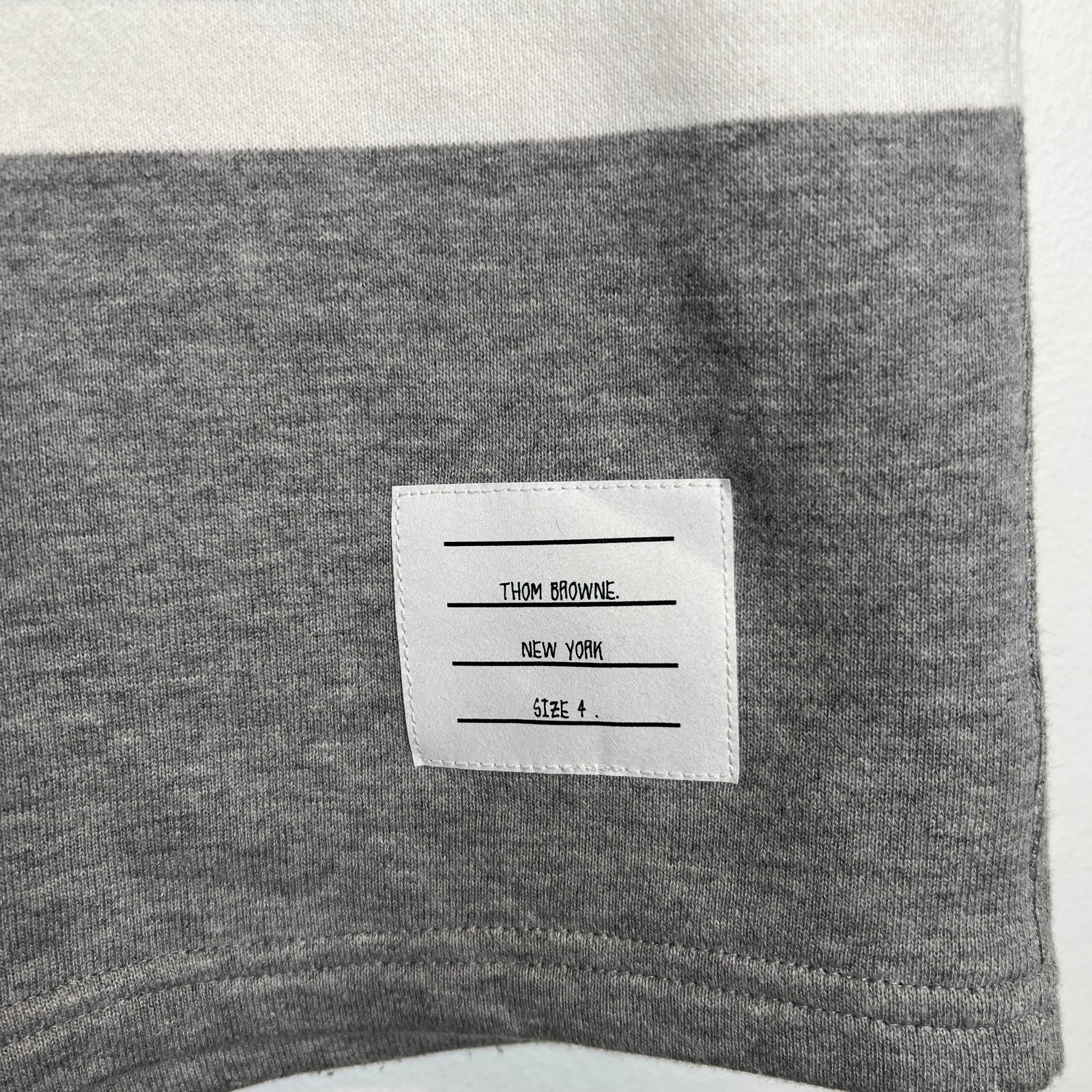 Thom Browne Grey 4 Bar Shorts Size 4