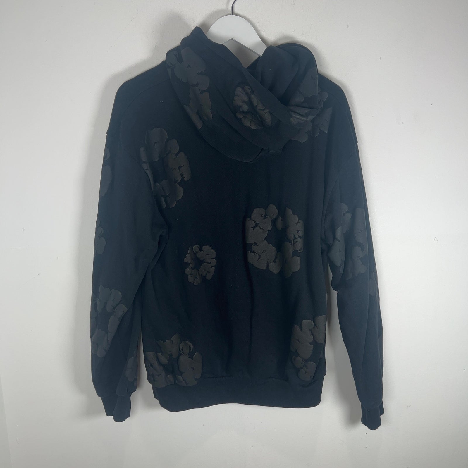 Denim Tears Black Tonal Wreath Hoodie