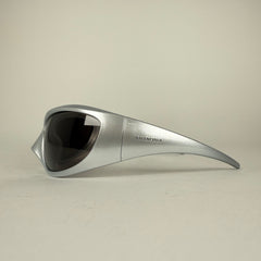 Balenciaga Silver Cat Skin Sunglasses