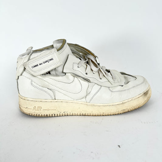 Comme Des Garcons x Nike Af1 White Deconstructed Size 10.5