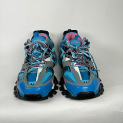 Balenciaga Blue/Pink Track Sneakers Size 44