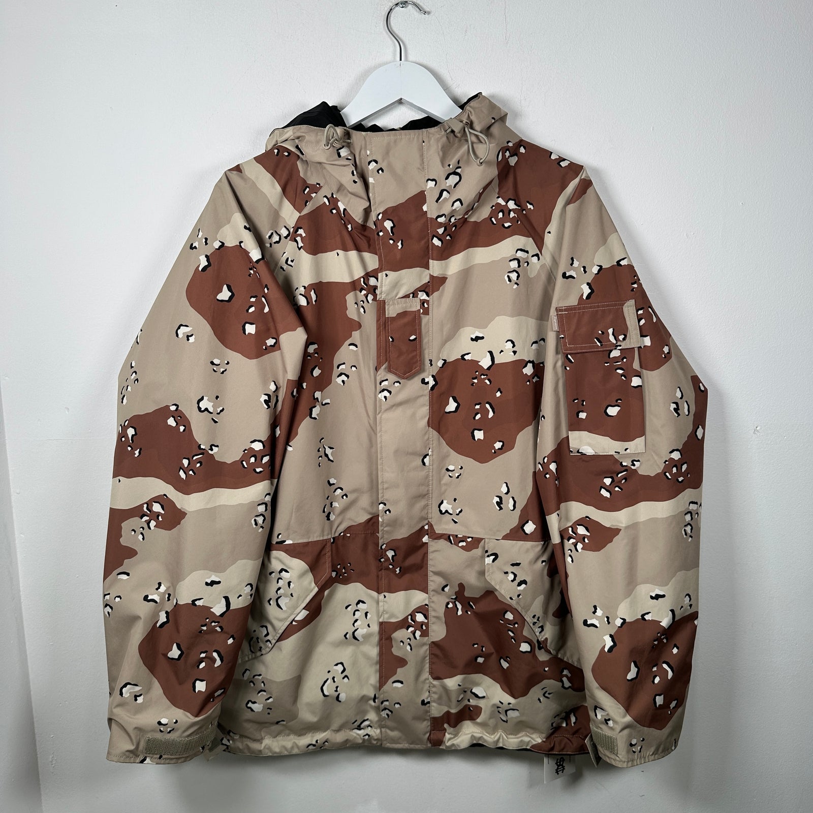 Supreme x Aphex Twin Reversible GORE-TEX Hooded Jacket 'Chocolate Chip Camo' Size M