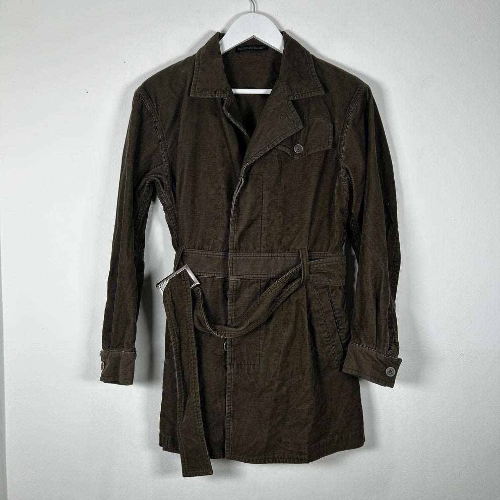Y's Yohji Yamamoto Green Corduray Jacket Size S