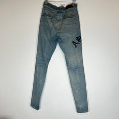 Amiri Black Thigh Logo MX-1 Size 32