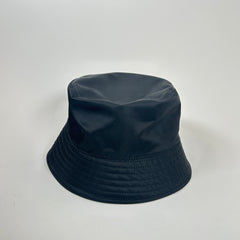 Prada Black ReNylon Bucket Hat Size M